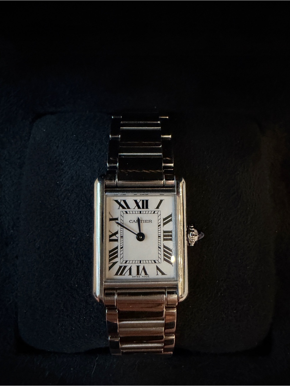 Cartier Tank Must Small Model ref. WSTA0107 / 4322, complete set with warranty - Picture 4 of 8